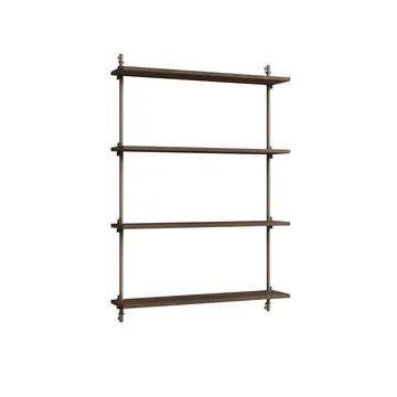Wall Shelving seinähylly - Savustettu tammi-warm grey, 92×115×17,5 cm, WS.115.1 - MOEBE