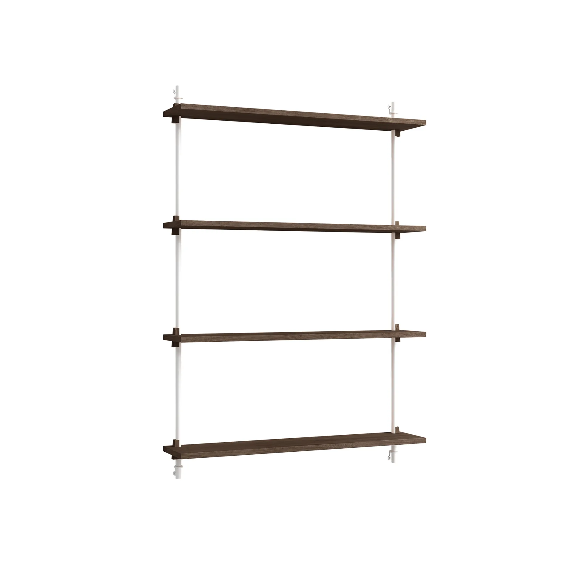 Wall Shelving seinähylly, Savustettu tammi-white, 92×115×17,5 cm, WS.115.1 MOEBE