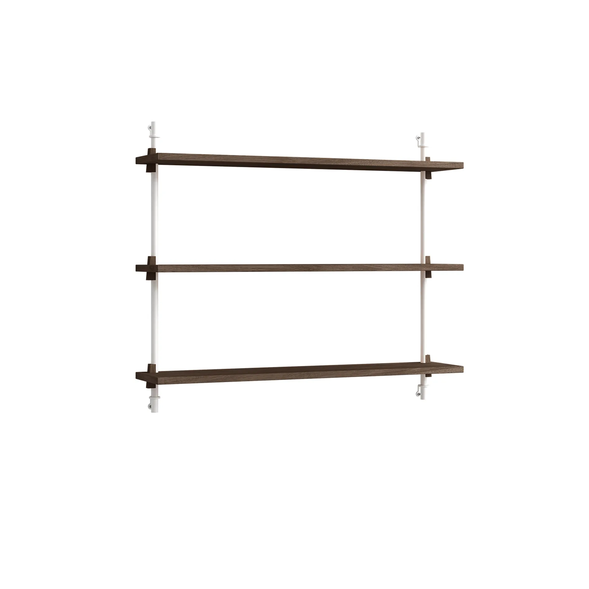 Wall Shelving seinähylly, Savustettu tammi-white, 92×65×17,5 cm, WS.65.1 MOEBE