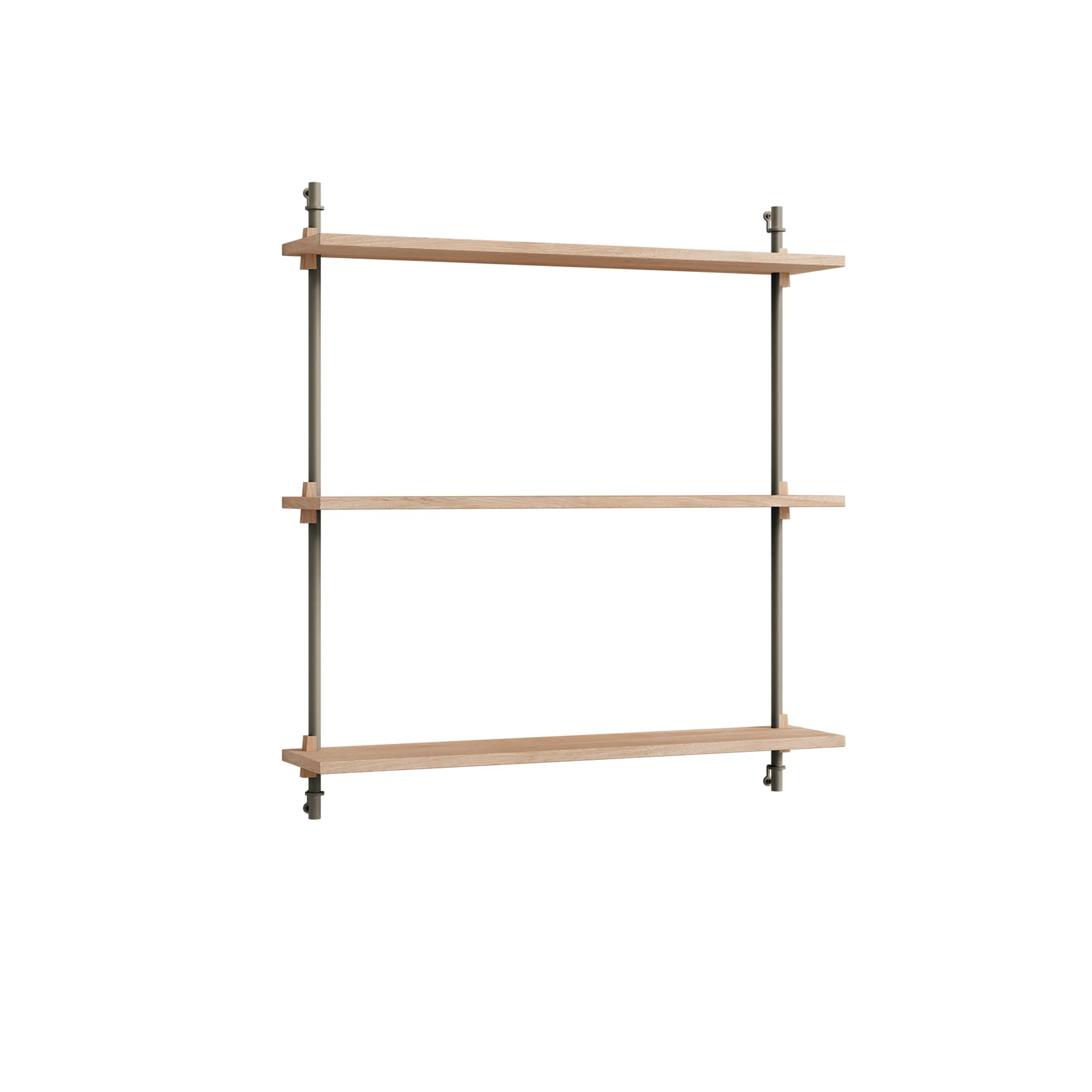 Wall Shelving seinähylly, Tammi-warm grey, 92×85×17,5 cm, WS.85.1 MOEBE