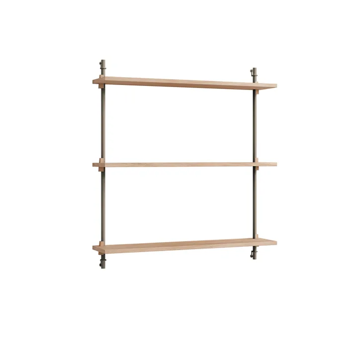 Wall Shelving seinähylly - Tammi-warm grey, 92×85×17,5 cm, WS.85.1 - MOEBE