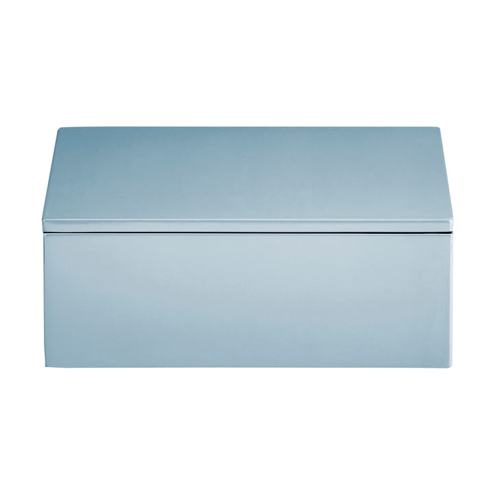 Lux lakkattu säilytyslaatikko 19x19x7 cm - Powder blue - Mojoo