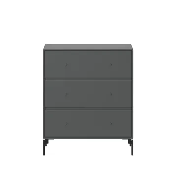 Carry lipasto - Anthracite 04, mustaksi lakatut jalat - Montana