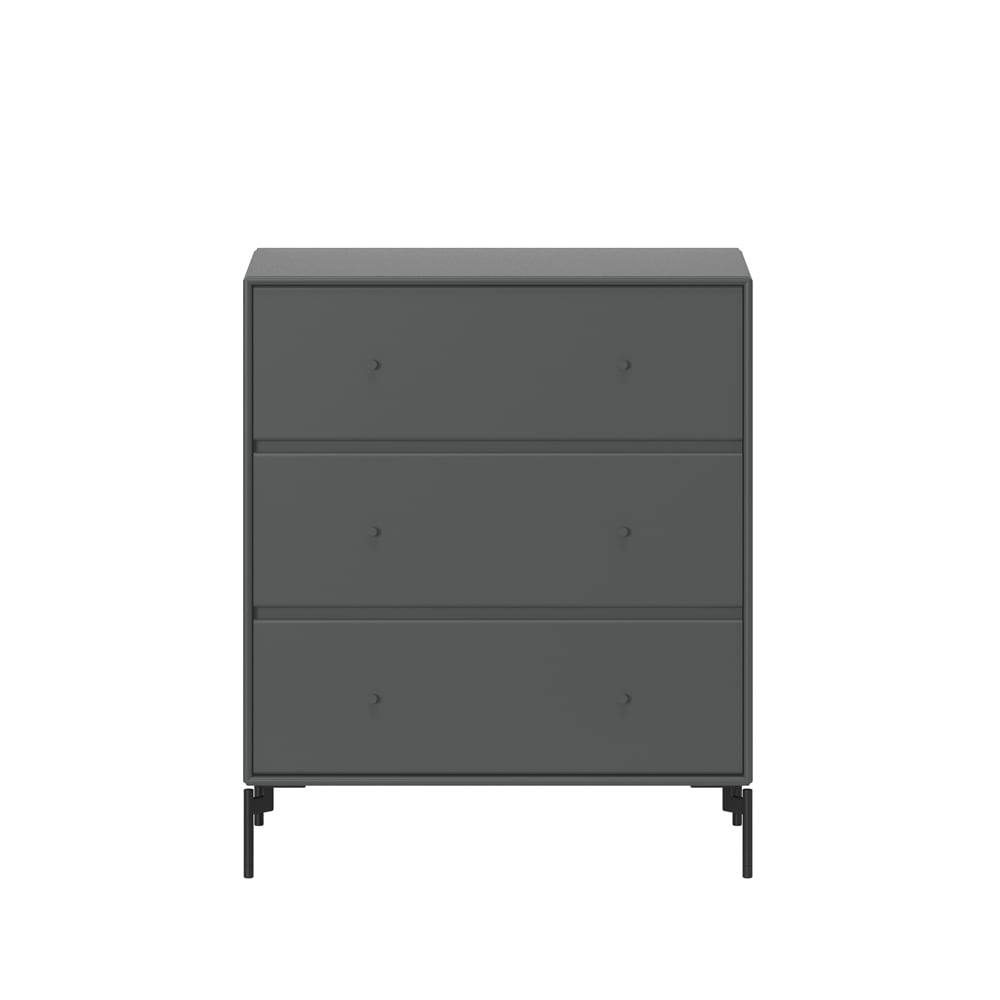 Montana Carry lipasto Anthracite 04, mustaksi lakatut jalat