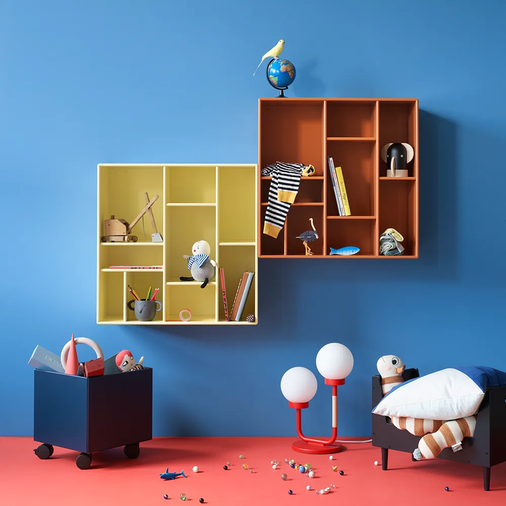 COMPILE koristeellinen hylly 69,6x69,6 cm, Black 05 Montana