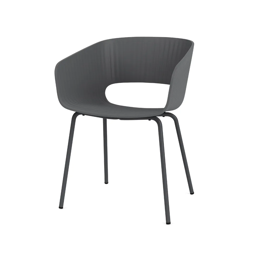 Marée 401 -tuoli, Anthracite lakattu metallirunko Montana