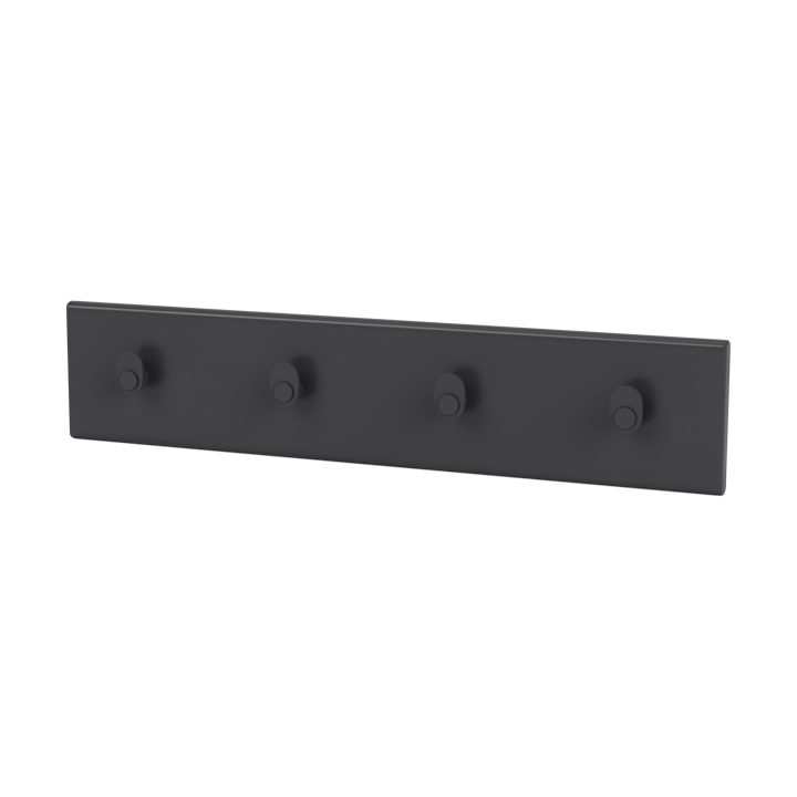 Montana Coat Racks vaaterekki 4 koukkua - Anthracite - Montana