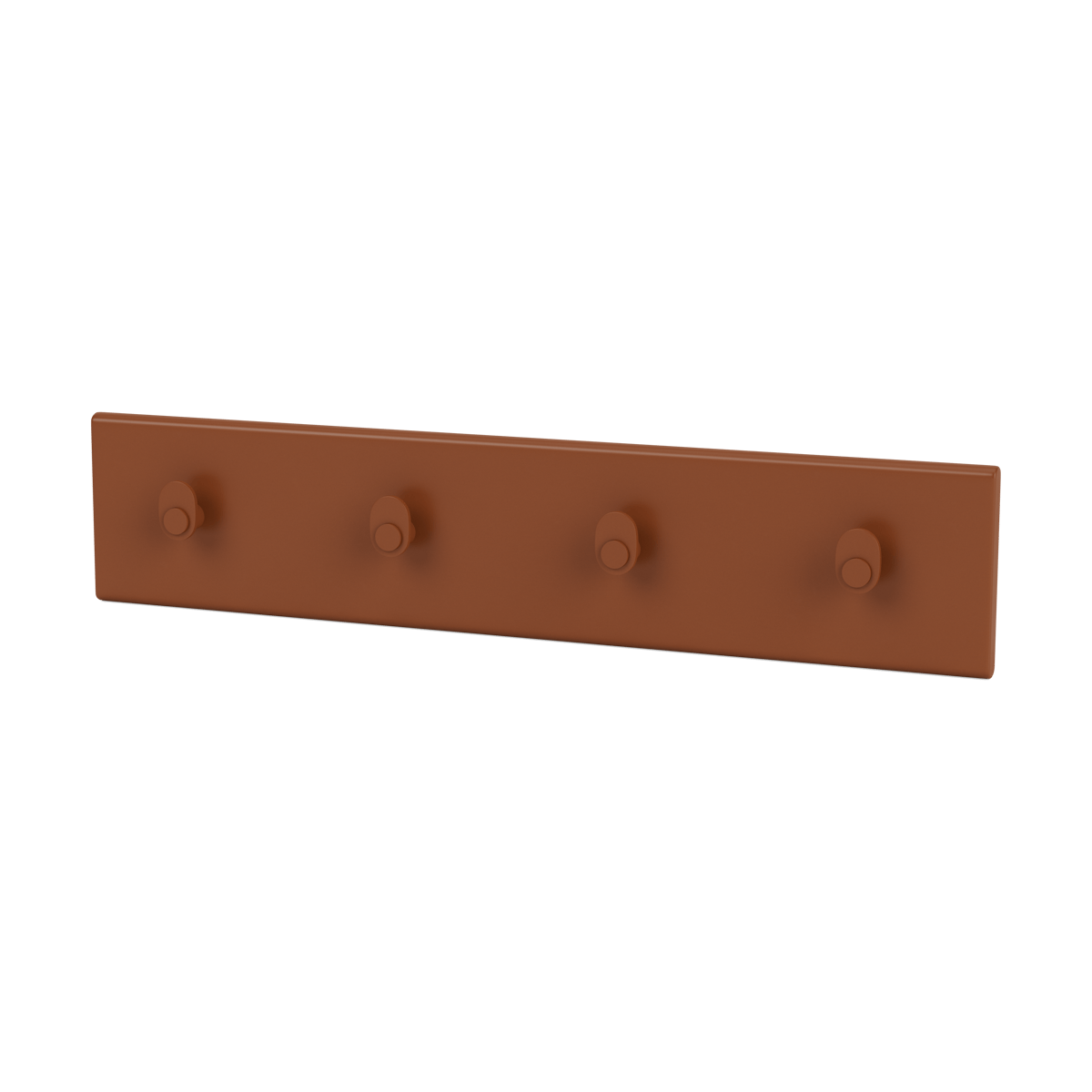 Montana Coat Racks vaaterekki 4 koukkua Hazelnut | Skandinaavinen Sisustus | Vaatelineet & henkarit | Ruskea