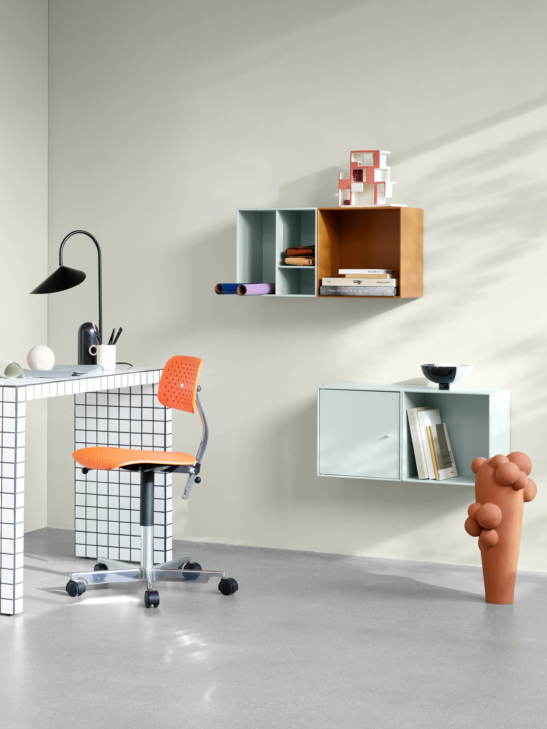 Montana Mini 1002 hylly 35x35 cm, Mist Montana