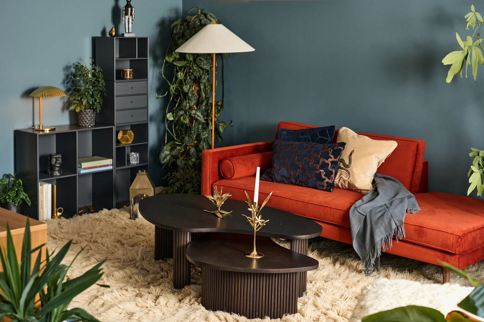 Montana Mini 1007 hylly 35x35 cm, Anthracite Montana