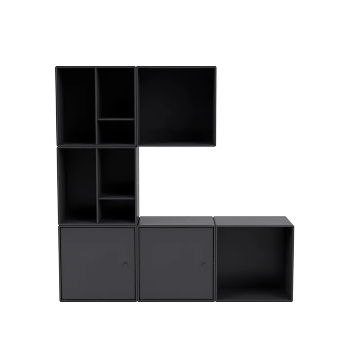 Montana Mini hyllyjärjestelmä 6x2 Anthracite - Montana