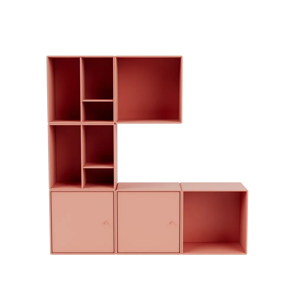 Montana Mini hyllyjärjestelmä 6x2 Rhubarb Montana