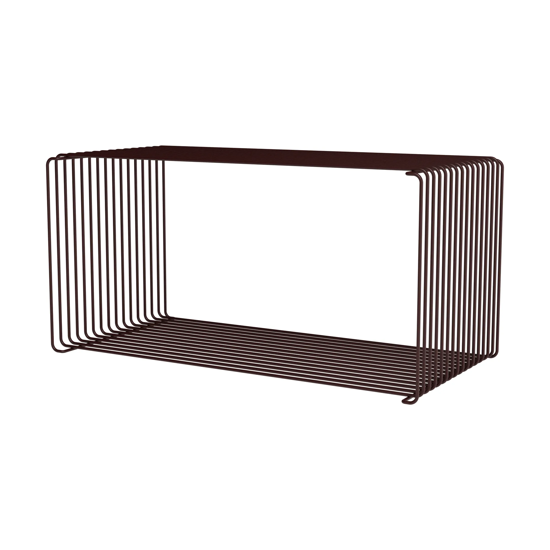 Panton Wire Extended hylly 70x34,8x34,8 cm, Musta punainen Montana