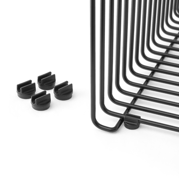 Panton Wire feet etäisyysjalat 4 kpl - Musta - Montana