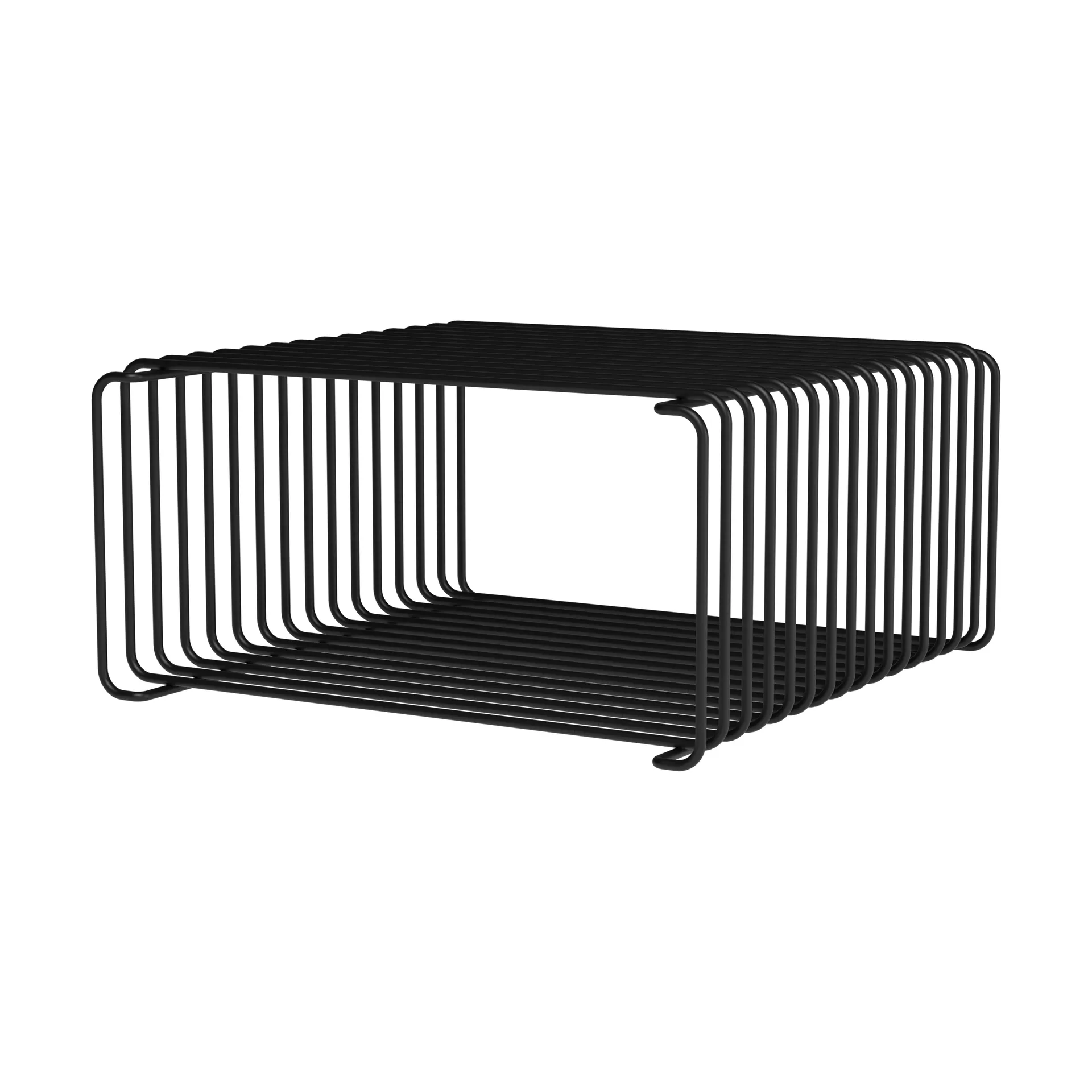 Panton Wire puoli korkea hylly 34,8x17,2x34,8 cm, Musta Montana
