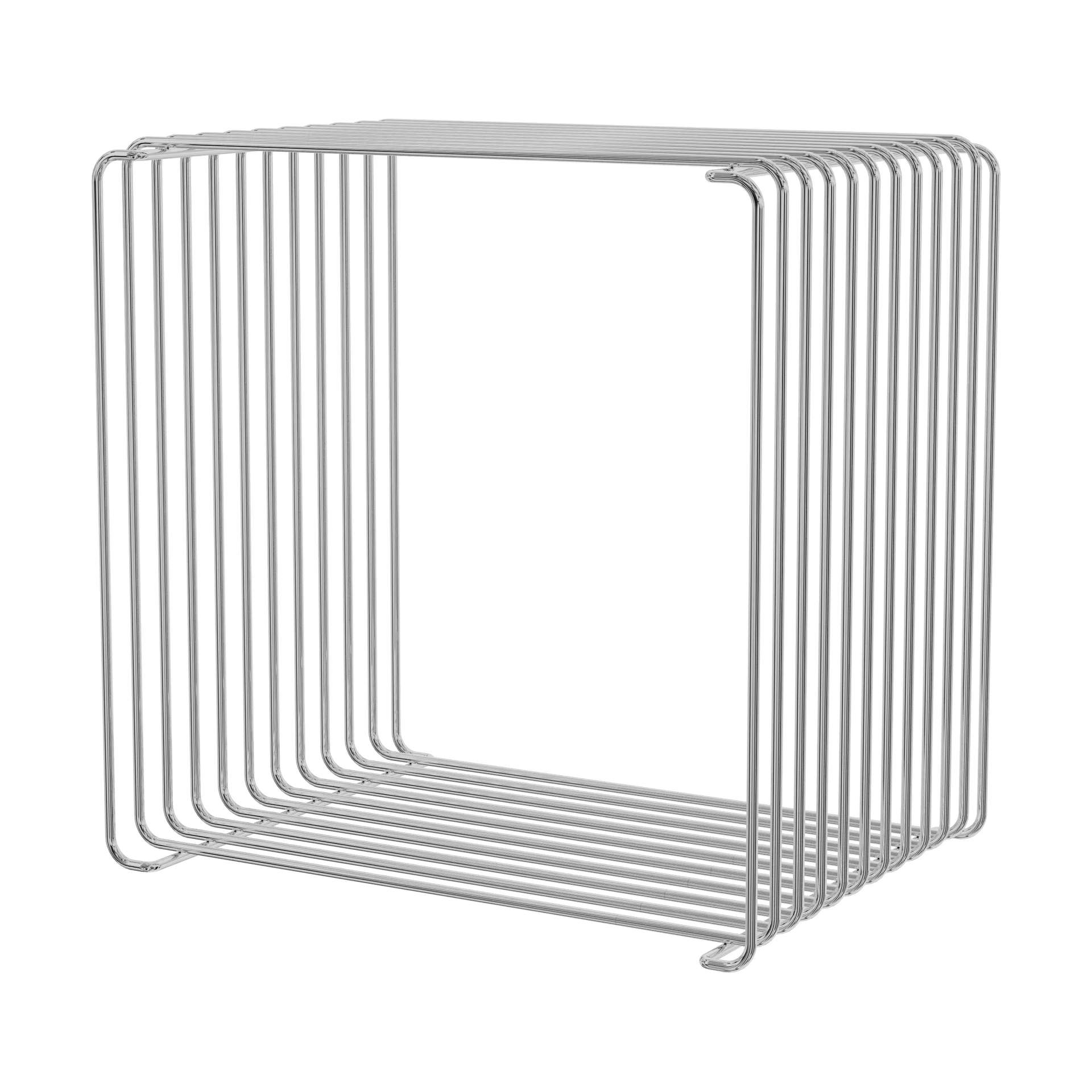 Panton Wire Single hylly 34,8x34,8x25,7 cm, Chrome Montana