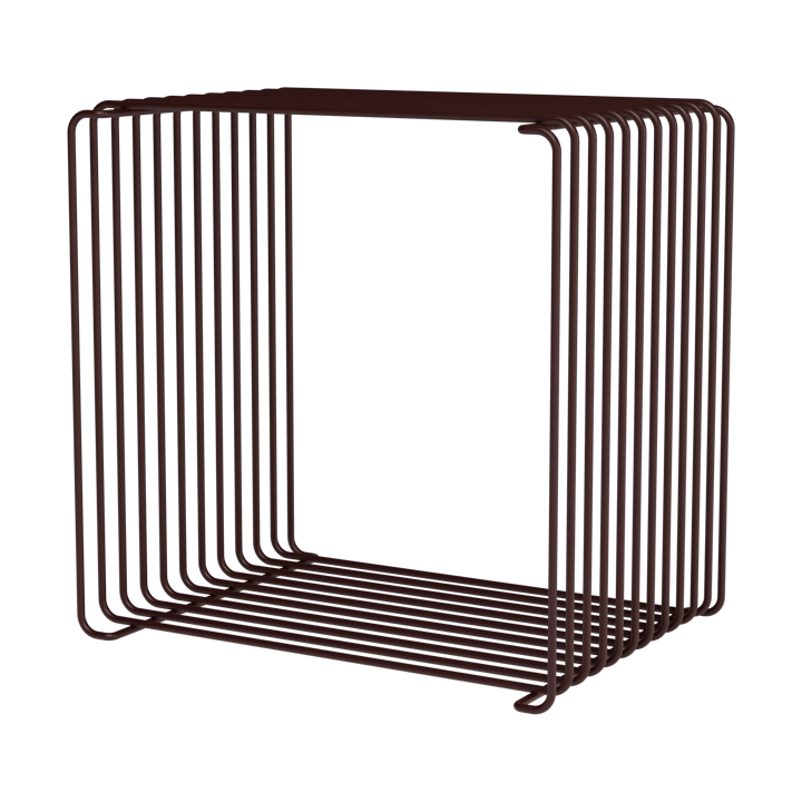 Panton Wire Single hylly 34,8x34,8x25,7 cm - Musta punainen - Montana