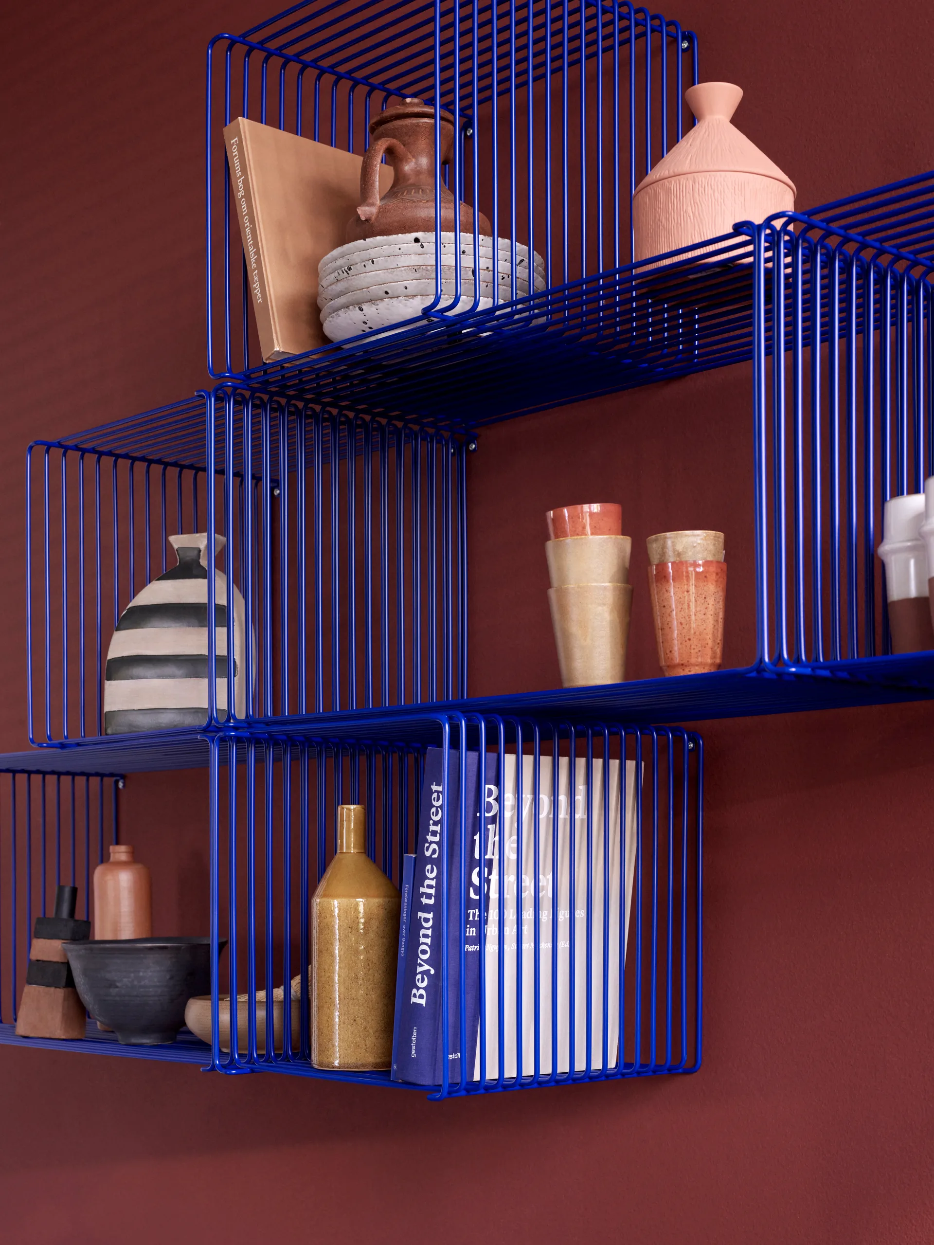 Panton Wire Single hylly 34,8x34,8x34,8 cm, Monarch Montana