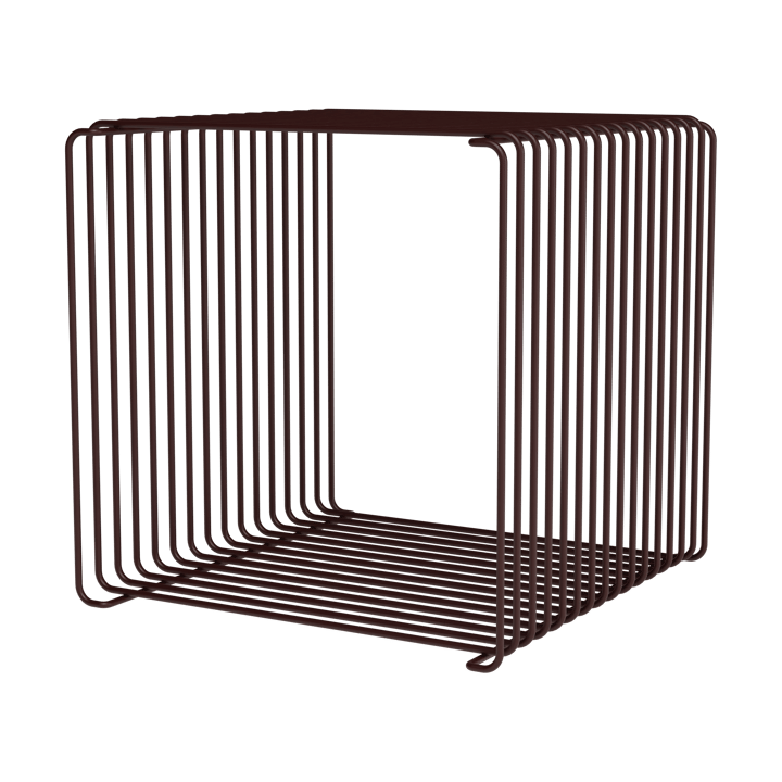 Panton Wire Single hylly 34,8x34,8x34,8 cm - Musta punainen - Montana