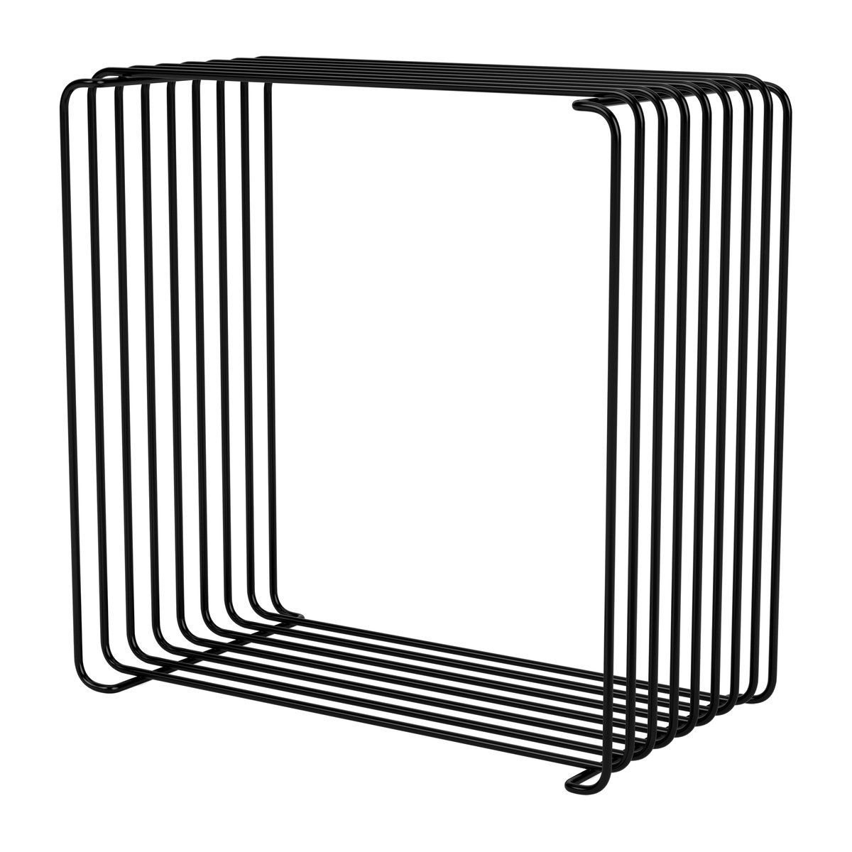 Montana Panton Wire Single -hylly matala 35 x 35 cm Black