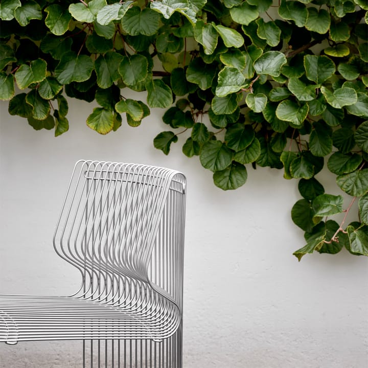 Pantonova moduulisohva, Stainless steel, concave Montana