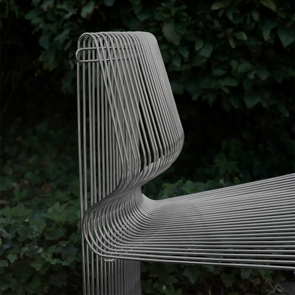 Pantonova moduulisohva, Stainless steel, linear Montana