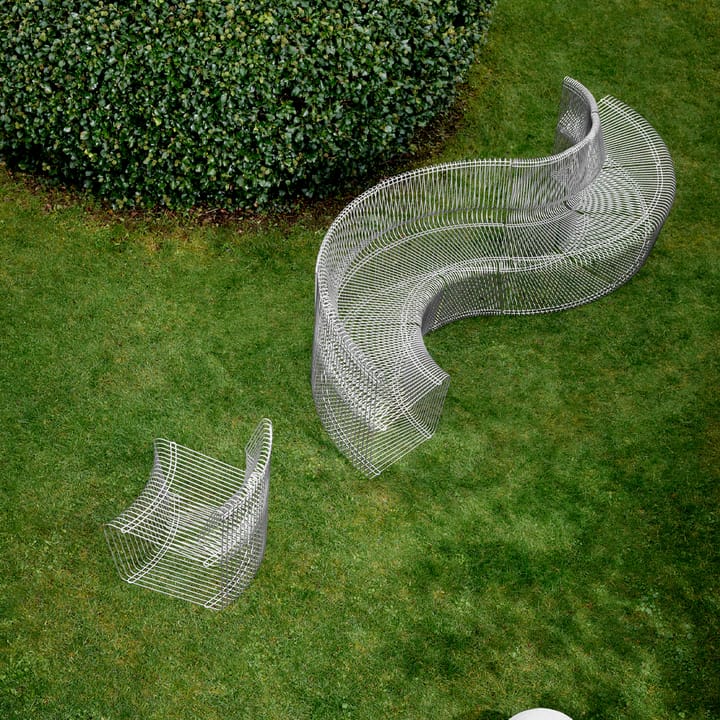 Pantonova moduulisohva, Stainless steel, linear Montana