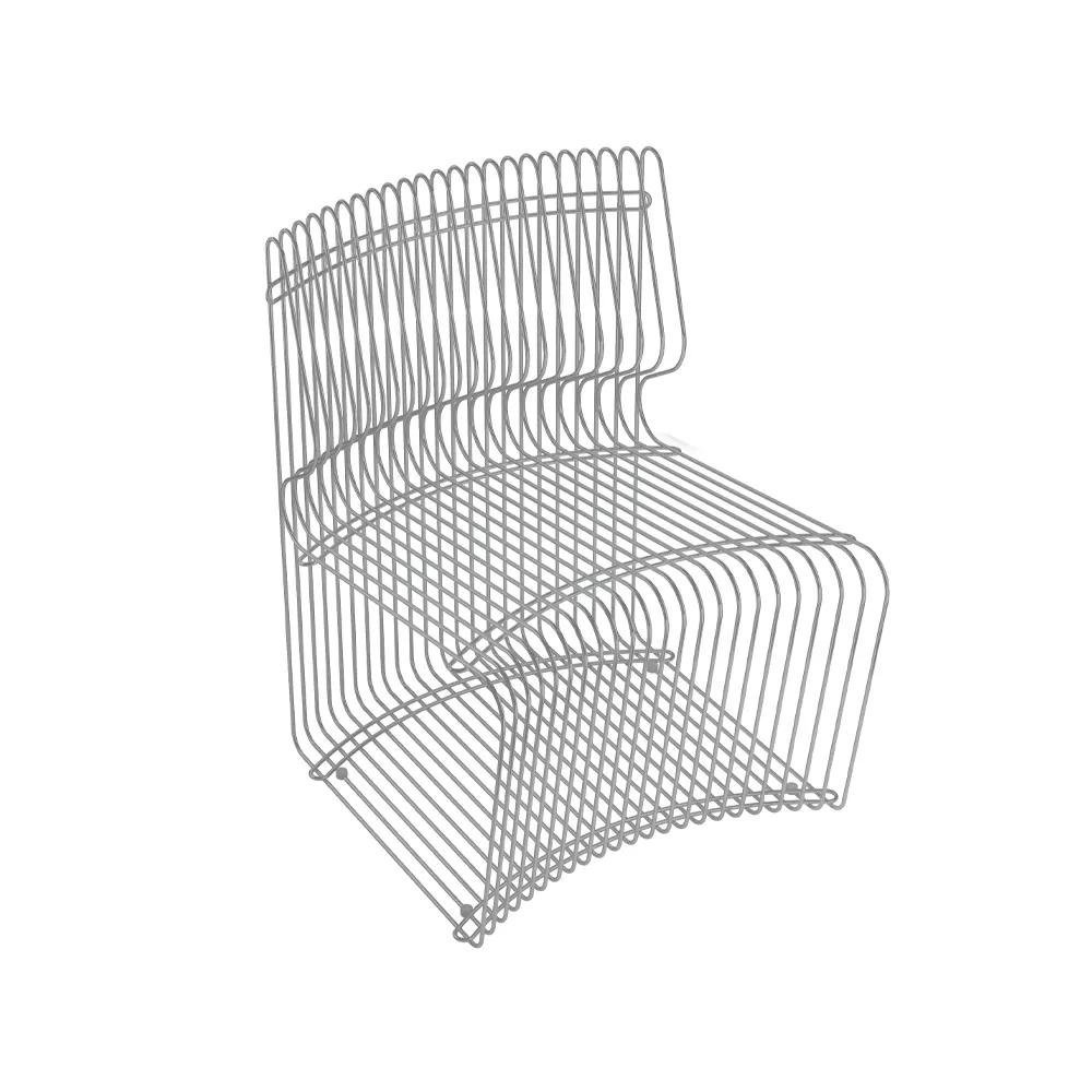 Pantonova moduulisohva, Stainless steel, linear Montana