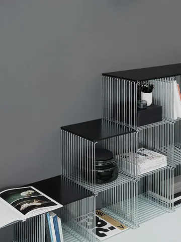 Półka Panton Wire Single 34,8x34,8x34,8 cm - Chrome - Montana