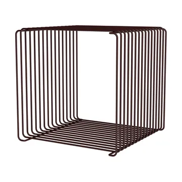 Półka Panton Wire Single 34,8x34,8x34,8 cm - Musta punainen - Montana