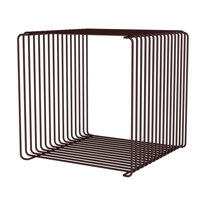 Półka Panton Wire Single 34,8x34,8x34,8 cm - Musta punainen - Montana