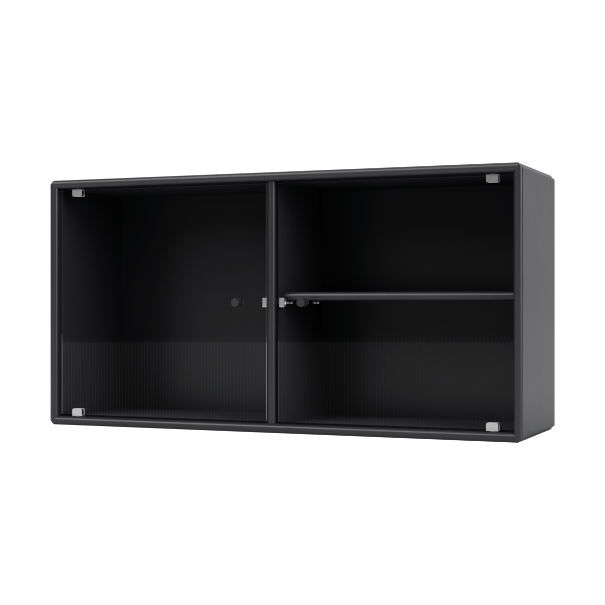 Montana Ripple I vitriinikaappi 69,6x35,4x20 cm Anthracite