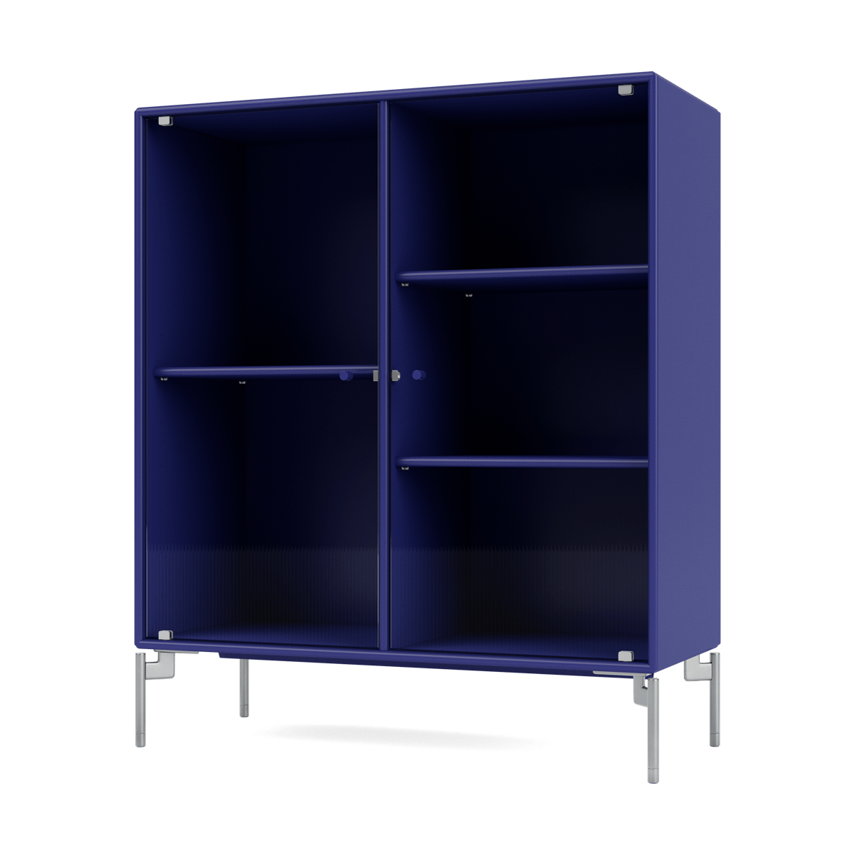 Montana Ripple II vitriinikaappi 69,6x82,2x30 cm Monarch-jalat chrome