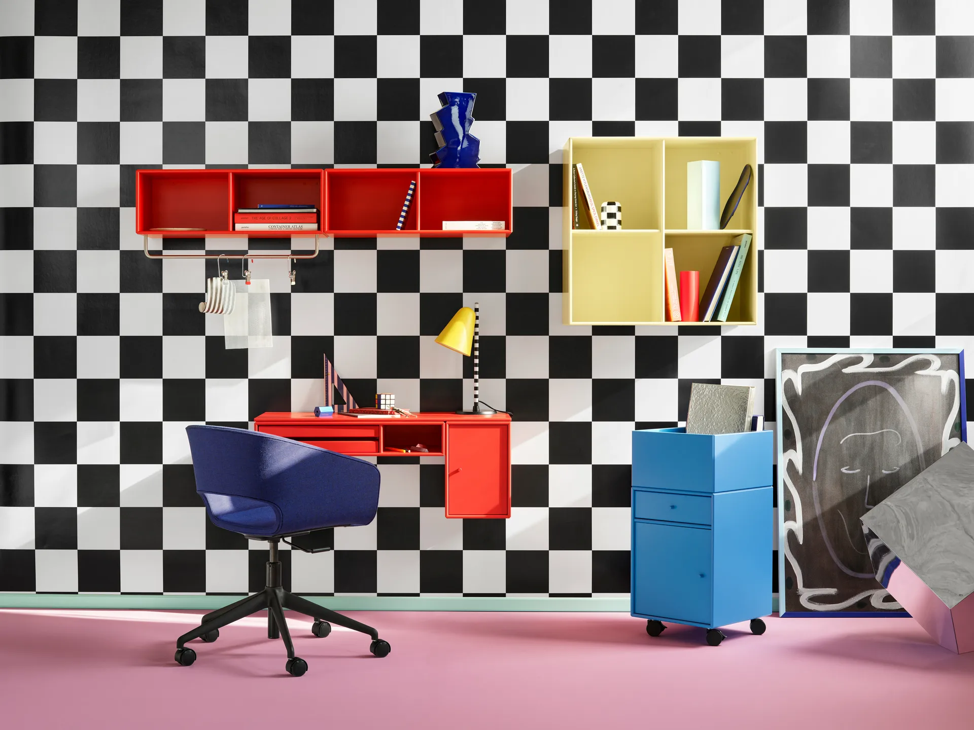 SHOW hylly 69,9 x 69,6 cm, kanta 7 cm, 159-Camomile Montana