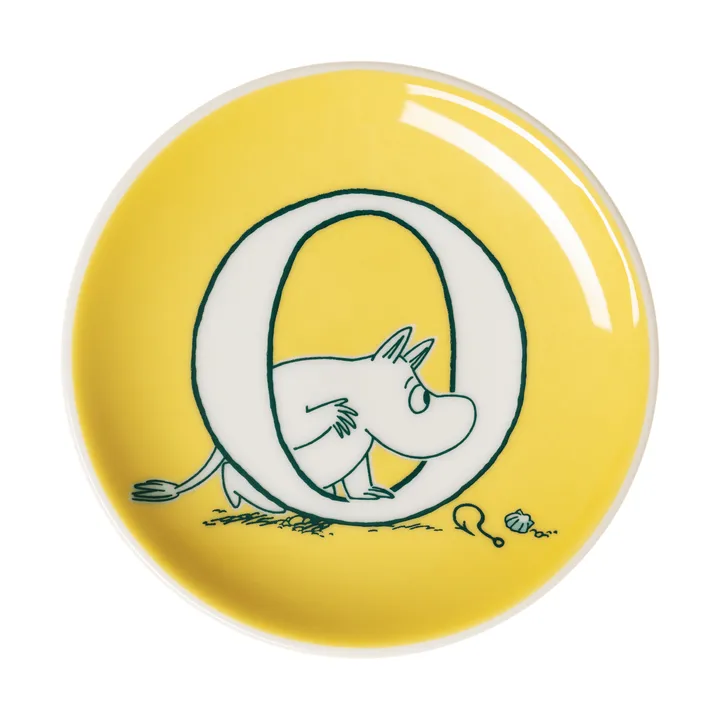 ABC Muumi minilautanen - Ø, 10,5 cm - Moomin Arabia