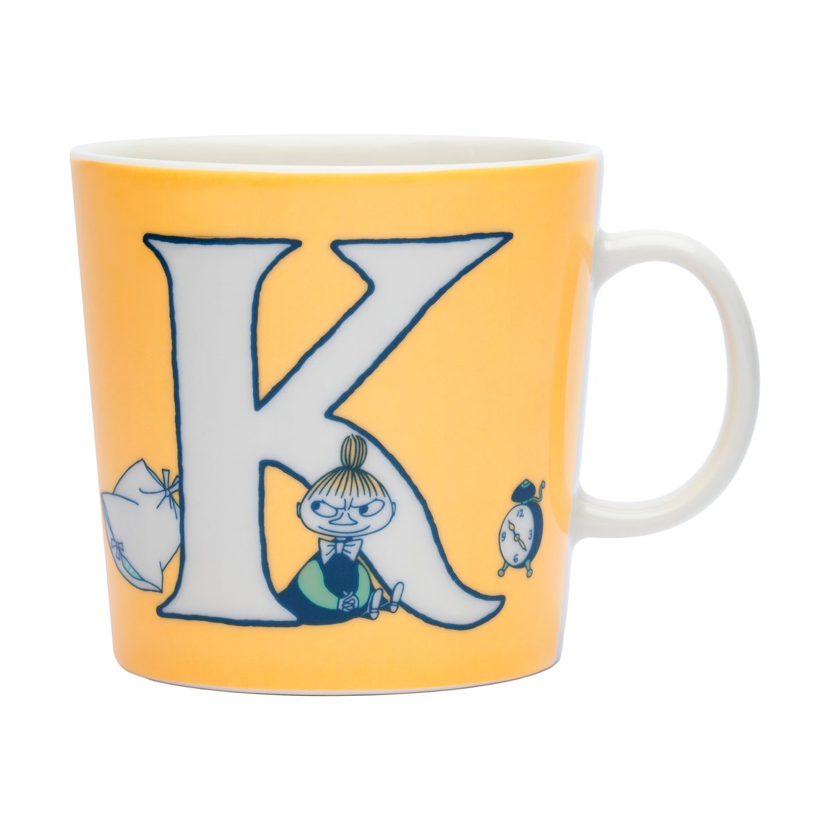 Moomin Arabia ABC Muumi muki 40 cl K | Skandinaavinen Sisustus | Muumimukit | Keltainen