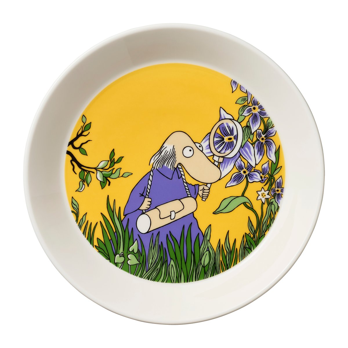 Moomin Arabia Hemuli Muumilautanen 19 cm Keltainen | Skandinaavinen Sisustus | Asetit | Keltainen