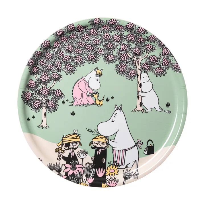 Huolenpito Muumi tarjotin - Ø35 cm - Moomin Arabia