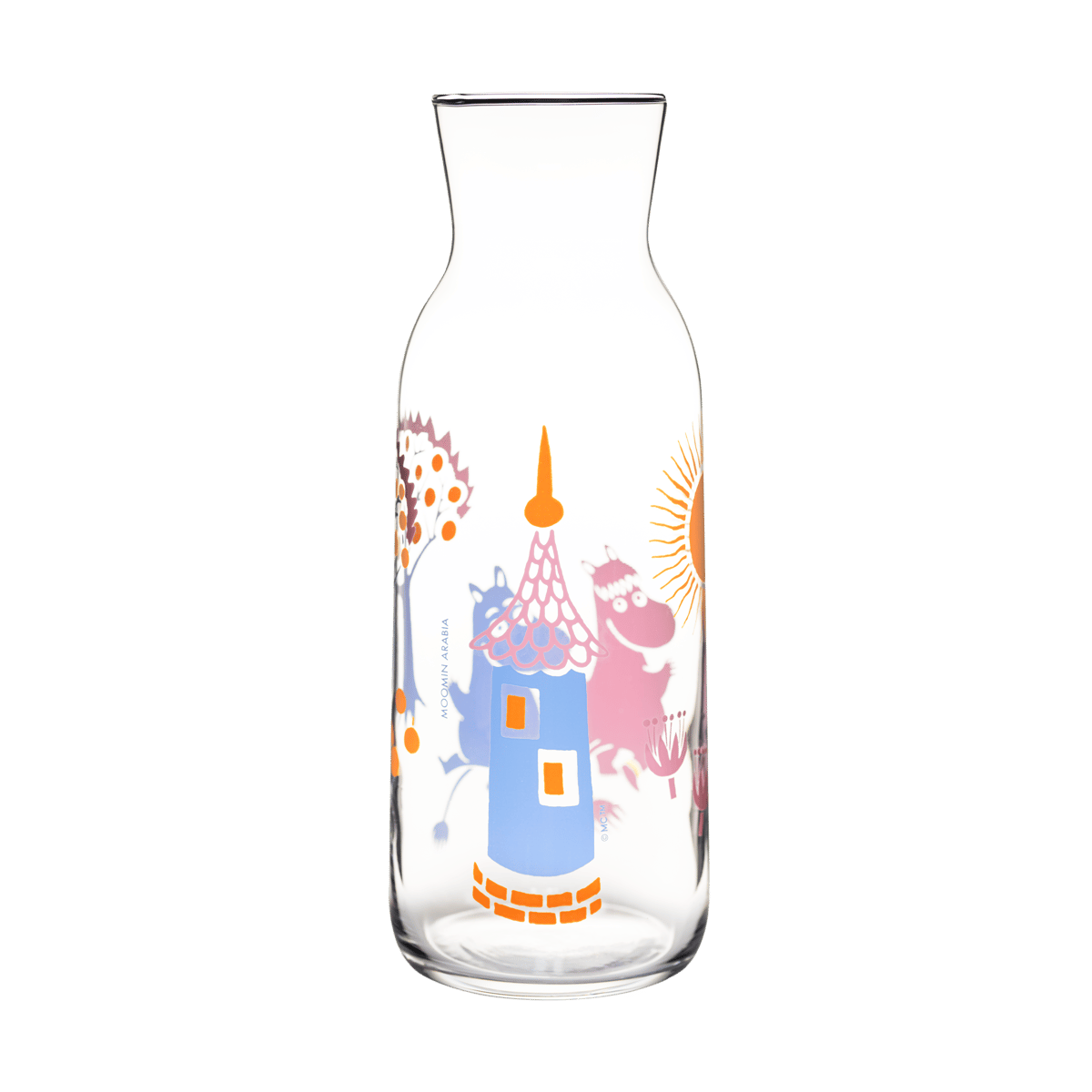 Moomin Arabia Juhla Muumi kannu 1,2 L | Skandinaavinen Sisustus | Vesikannut & Karahvit | Läpinäkyvä