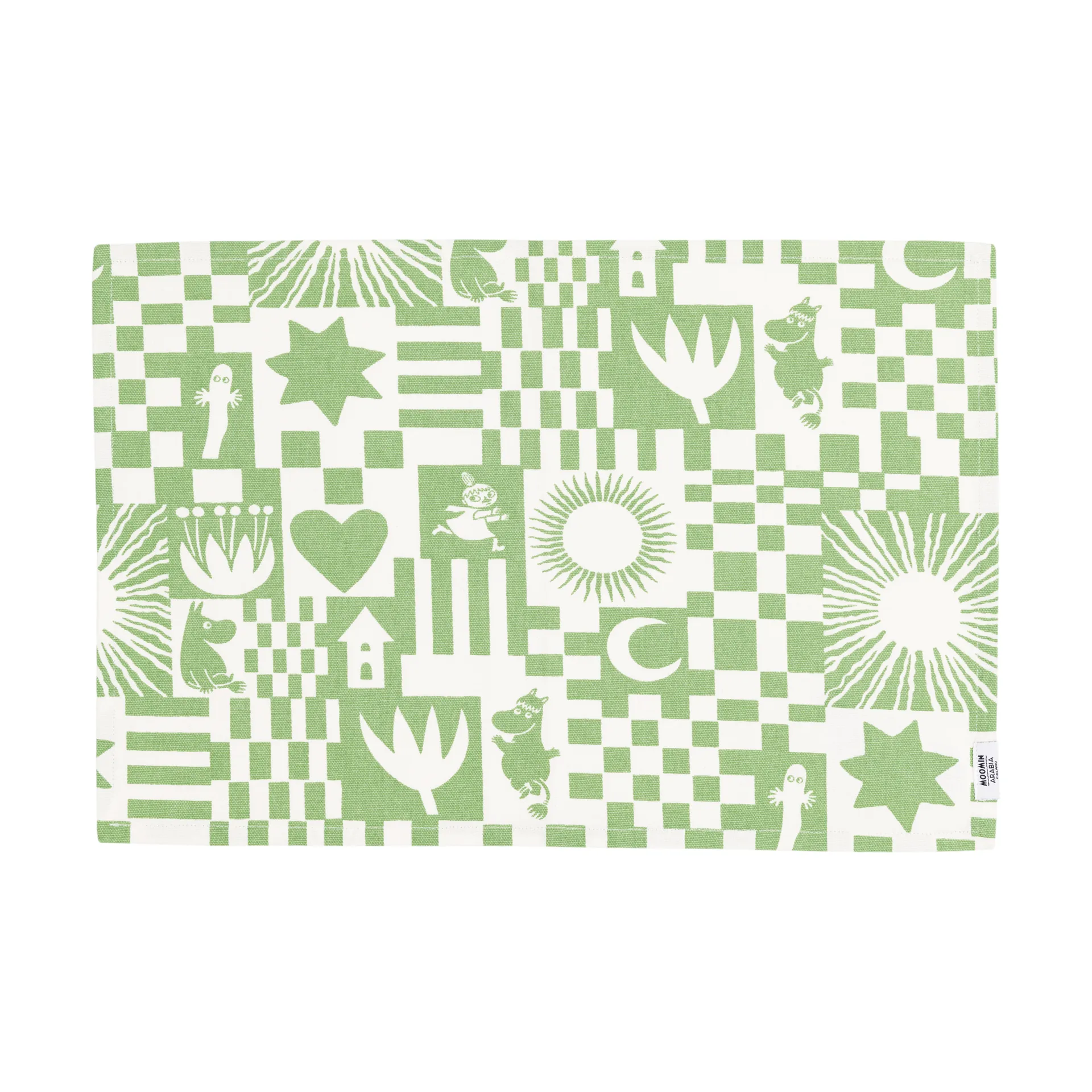 Juhla Muumi pöytätabletti 31x46 cm, Vihreä Moomin Arabia