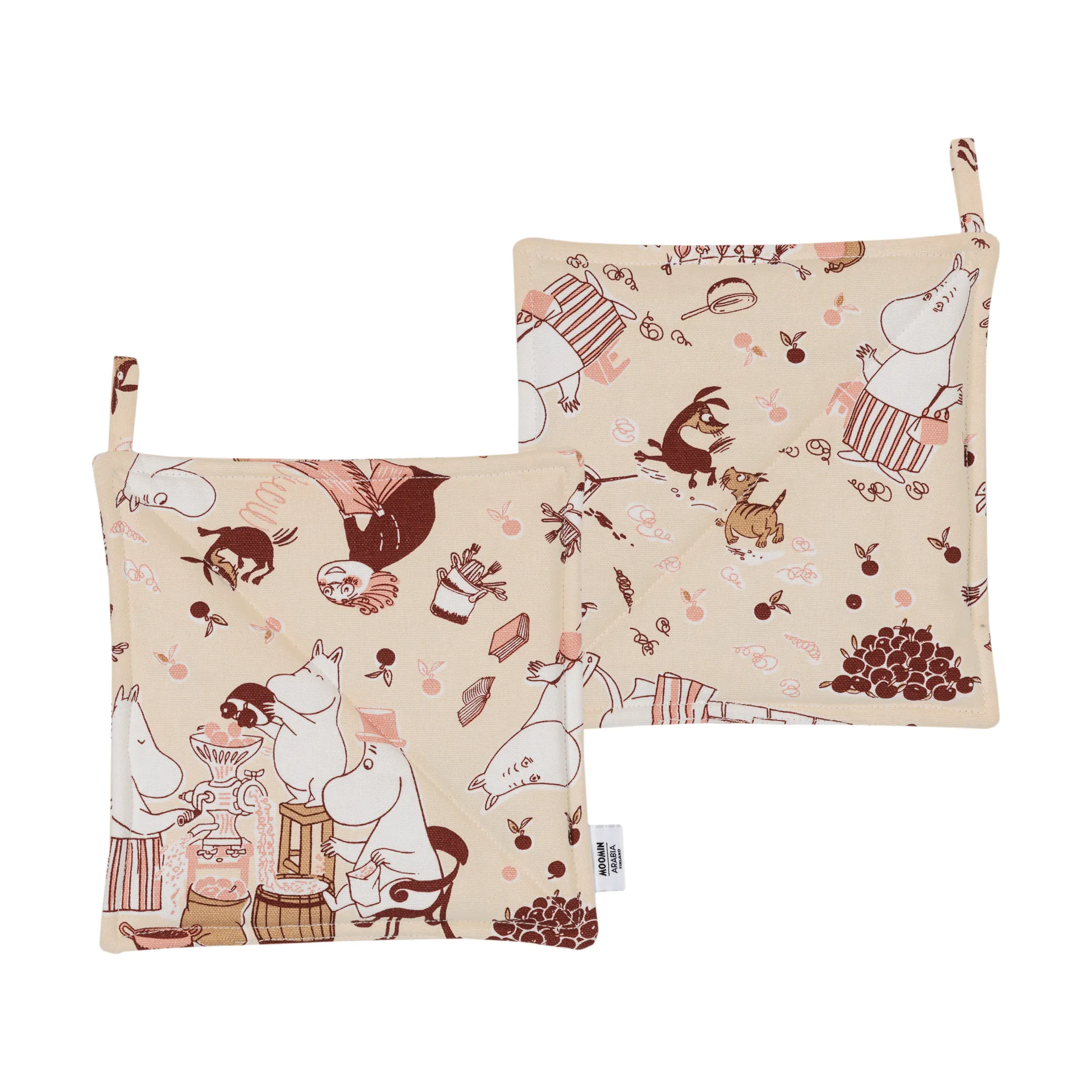 Kodiniloa Muumi patalaput 2-pack, 22×22 cm Moomin Arabia