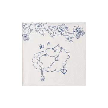 Mumin Haru paperiservetti - 33x33 cm, 20 kpl pakkaus - Moomin Arabia