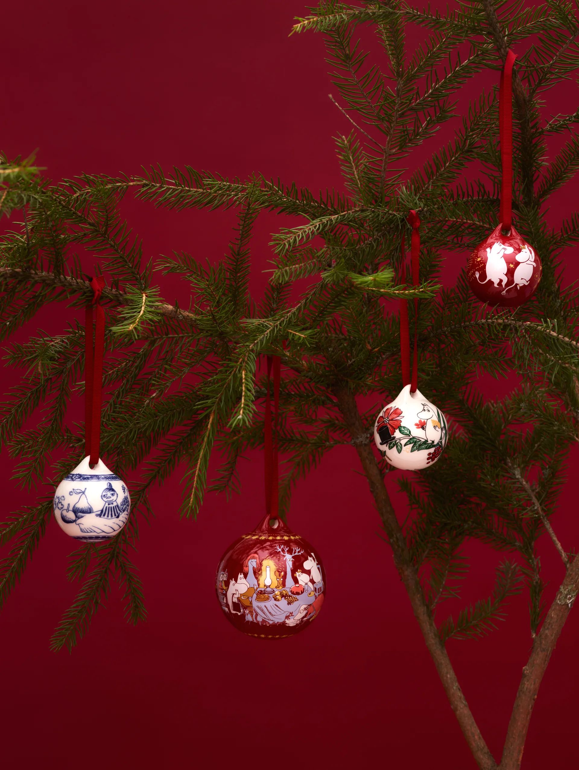 Mumin vuosipallo Ø5 cm 3 osaa, 2025 Moomin Arabia