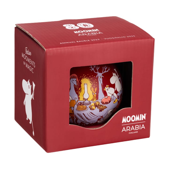 Mumin vuosipallo Ø8 cm, 2025, Juhlahetkiä Moomin Arabia