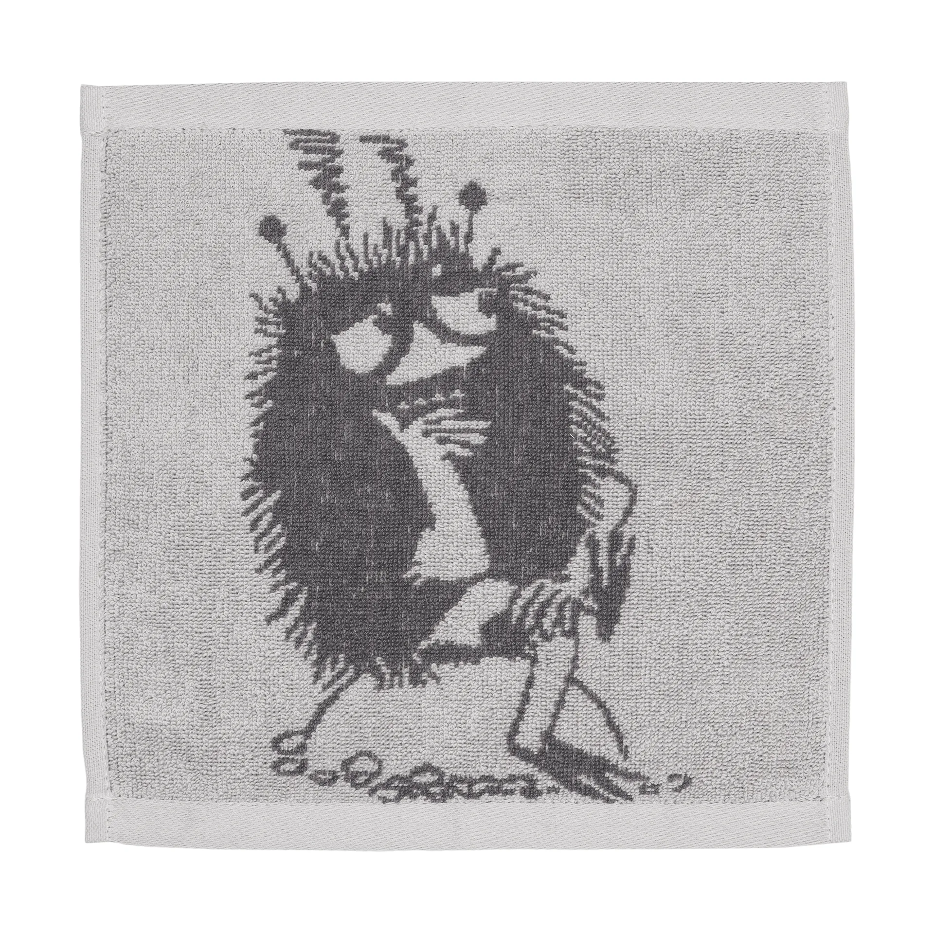 Muumi käsipyyhe 25x25 cm, Stinky, harmaa Moomin Arabia
