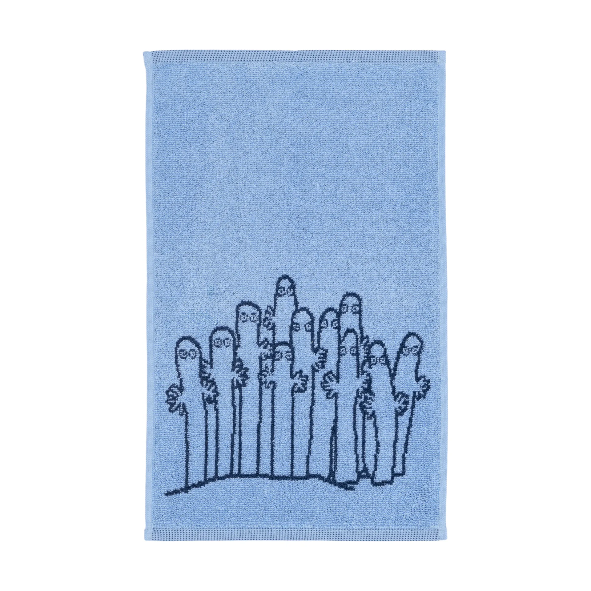 Muumi käsipyyhe 30 x 50 cm, Hattivatttien sininen Moomin Arabia