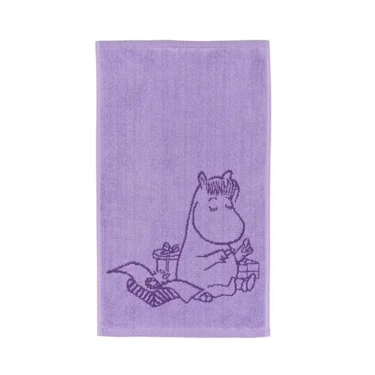 Muumi käsipyyhe 30 x 50 cm, Niiskuneiti violetti Moomin Arabia