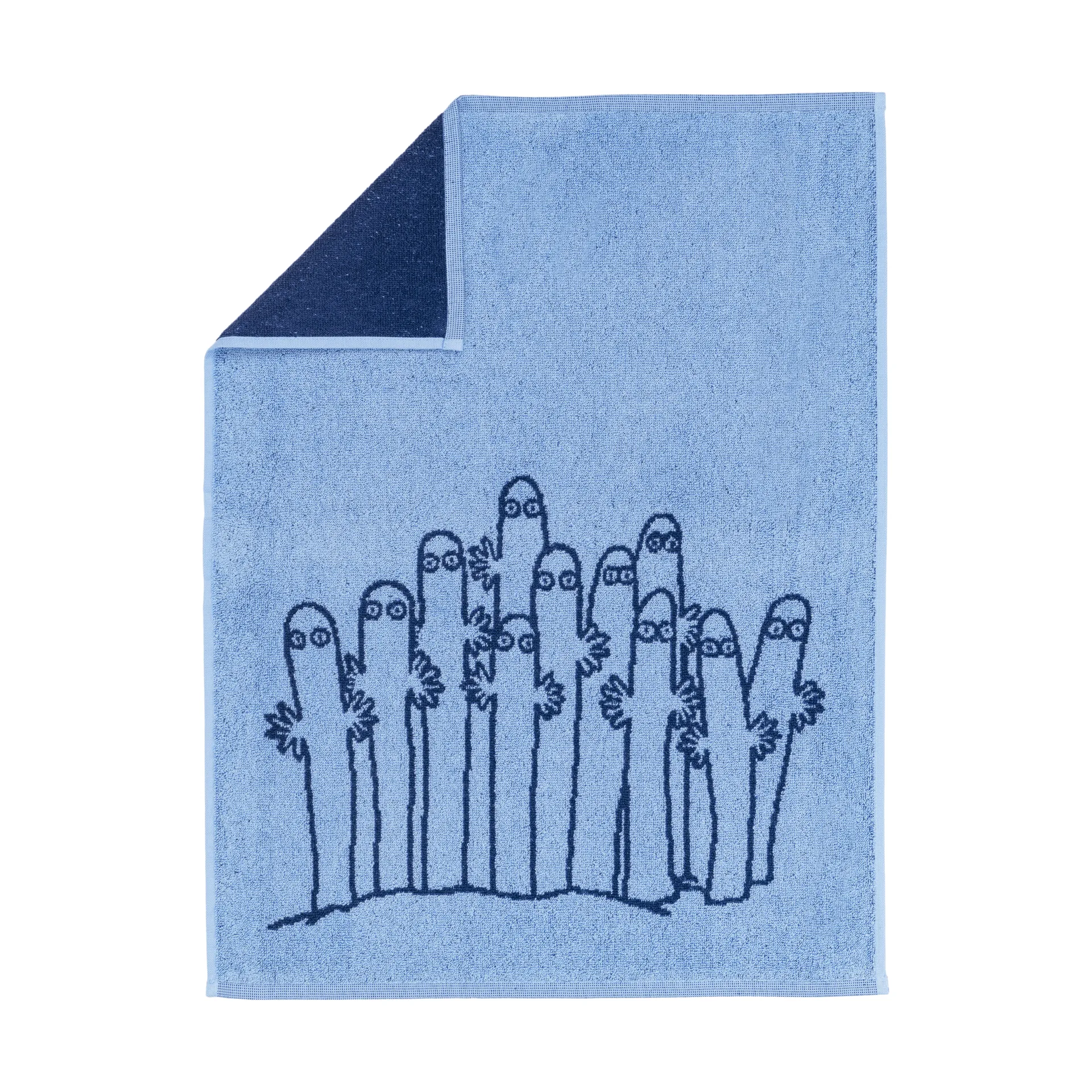 Muumi käsipyyhe 50 x 70 cm, Hattivattien sininen Moomin Arabia