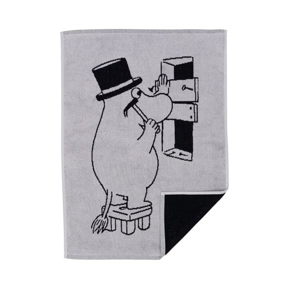 Muumi käsipyyhe 50 x 70 cm, Muumipappa harmaa Moomin Arabia