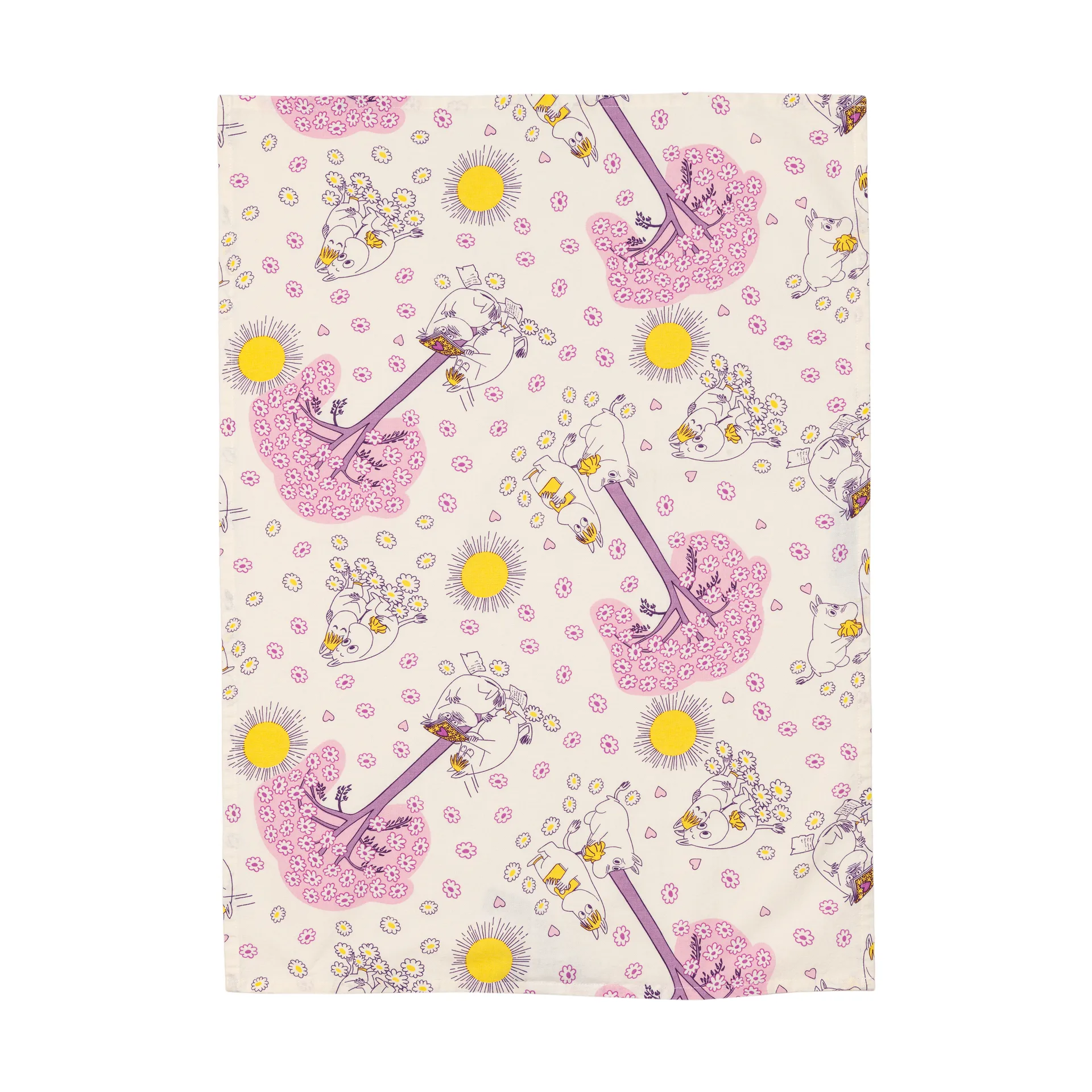 Muumi keittiöpyyhe 50x70 cm 2-pack, Rakastuneet Moomin Arabia